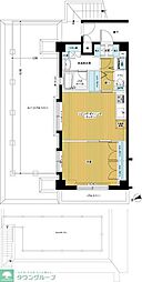 フェニックス富士見ヶ丘 1LDKの間取図画像