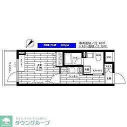 ステージグランデ新桜台 1Kの間取図画像