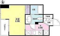 プロスペクト荻窪 1Kの間取図画像