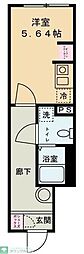 シロンコート杉並 ワンルームの間取図画像