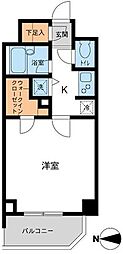 プライムコート成増 1Kの間取図画像