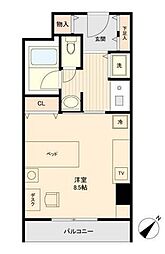 コンフォート荻窪 1Kの間取図画像