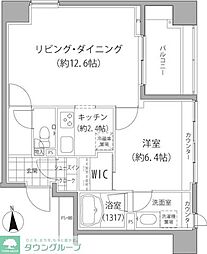 エーデル練馬 1LDKの間取図画像