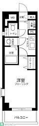 メゾン・ド・ヴィレ荻窪 1Kの間取図画像