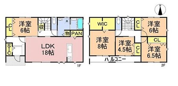 間取りを拡大表示