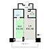 間取り：1LDK、価格2500万円、専有面積32.26m2、バルコニー面積9.18m2 