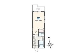 JR総武本線 新小岩駅 徒歩5分の賃貸アパート 3階1Kの間取り