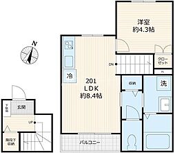 間取図画像 1LDK