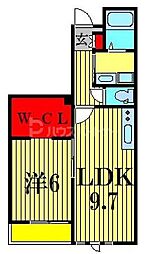 LANAIHOUSENOAH 1LDKの間取図画像