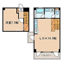 スペース-S 1LDKの間取図画像