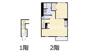 ラ・トゥール新田 202 ｜ 香川県高松市新田町甲224?1（賃貸アパート1LDK・2階・53.23㎡） その2