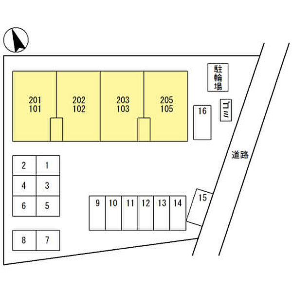 プラセール紙町 202｜香川県高松市紙町(賃貸アパート2DK・2階・47.90㎡)の写真 その21