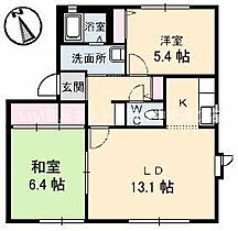 ラフォーレ A棟 101 ｜ 香川県高松市木太町（賃貸アパート2LDK・1階・57.82㎡） その2