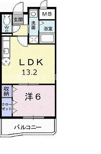 グランディールＦ　II 303｜香川県高松市上天神町(賃貸マンション1LDK・3階・40.50㎡)の写真 その2