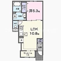 クラール勅使イーストＢ 104 ｜ 香川県高松市勅使町240番地1（賃貸アパート1LDK・1階・40.02㎡） その2