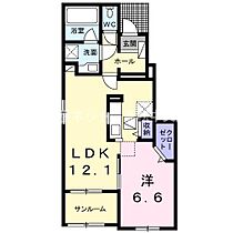 フレスクーラＤ 104 ｜ 香川県東かがわ市中筋123番地5（賃貸アパート1LDK・1階・50.07㎡） その2