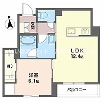 ヴォワレ エ フルール新北町 202 ｜ 香川県高松市新北町（賃貸マンション1LDK・2階・45.63㎡） その2