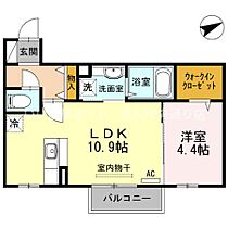 Laxa CourtI 202 ｜ 香川県高松市松島町3丁目（賃貸アパート1LDK・2階・38.93㎡） その2