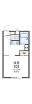 レオパレスクラウド 105 ｜ 香川県高松市香西南町（賃貸アパート1K・1階・23.18㎡） その2