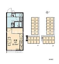 レオパレスM&E 206 ｜ 香川県高松市香川町大野（賃貸アパート1K・2階・23.18㎡） その17