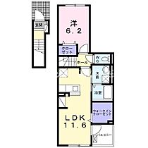 プレッソ春日 204 ｜ 香川県高松市春日町1744番地3（賃貸アパート1LDK・2階・47.91㎡） その2