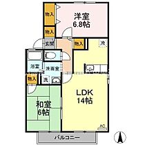 ファミーユ Ｍ A棟 A201 ｜ 香川県丸亀市川西町北（賃貸アパート2LDK・2階・59.58㎡） その2