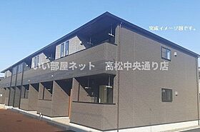 ジェルメ・メゾンV 105 ｜ 香川県高松市国分寺町新名205番地1（賃貸アパート1LDK・1階・44.70㎡） その1