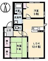 Cosmo Town D棟 102 ｜ 香川県高松市由良町（賃貸アパート2LDK・1階・53.28㎡） その2