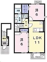 ミルフロールIVA 203 ｜ 香川県東かがわ市落合443-1（賃貸アパート2LDK・2階・57.10㎡） その2