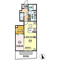 フェルマータ A棟 101 ｜ 香川県高松市多肥上町（賃貸アパート1LDK・1階・40.28㎡） その2