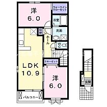 サニー中村　Ｄ 201 ｜ 香川県善通寺市中村町307番地1（賃貸アパート2LDK・2階・57.19㎡） その2