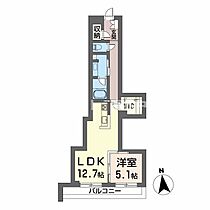 On the T 203 ｜ 香川県高松市木太町（賃貸マンション1LDK・2階・50.15㎡） その2