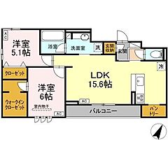 物件の間取り