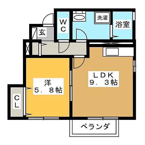 ソレイユＹ ｜静岡県三島市中(賃貸アパート1LDK・1階・40.77㎡)の写真 その2