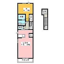 セシル　エトワールＬＩ  ｜ 静岡県伊豆の国市寺家（賃貸アパート1LDK・2階・53.94㎡） その2