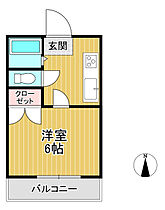 福岡県久留米市梅満町1040-1（賃貸アパート1K・3階・21.00㎡） その2