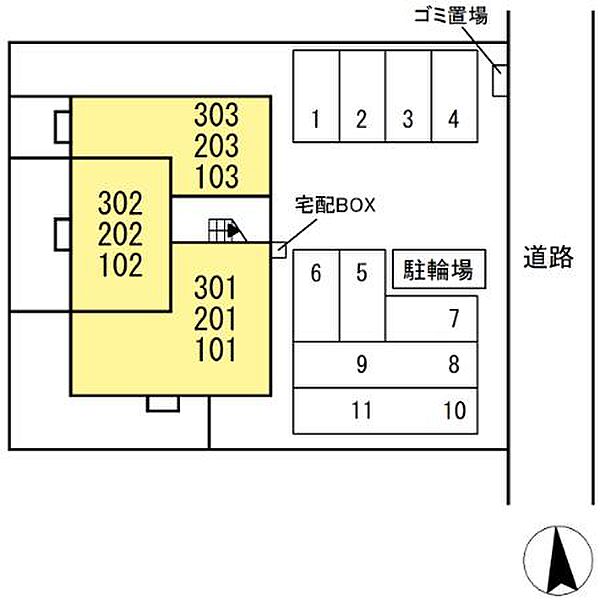 ラ・ルーチェ宮の陣駅前 ｜福岡県久留米市宮ノ陣1丁目(賃貸アパート1LDK・2階・41.68㎡)の写真 その15