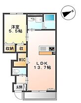 福岡県久留米市高良内町2944-27（賃貸アパート1LDK・1階・47.57㎡） その2