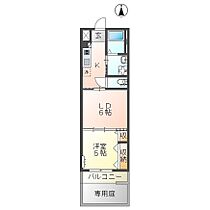 コロンII  ｜ 福岡県久留米市御井町465-8（賃貸アパート1LDK・1階・34.33㎡） その2