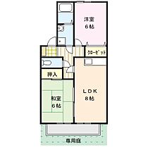 福岡県久留米市国分町1485-1（賃貸アパート2LDK・1階・53.00㎡） その2