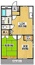 チェリーハイツ 202 ｜ 福岡県久留米市梅満町1311-1（賃貸アパート2LDK・2階・49.50㎡） その2