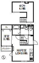 ノクステラ久留米駅南  ｜ 福岡県久留米市大石町2-1（賃貸アパート1LDK・2階・33.11㎡） その2