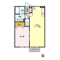 福岡県久留米市津福本町909-1（賃貸アパート1LDK・2階・40.00㎡） その2