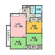 J ハウス 202 ｜ 福岡県久留米市西町897（賃貸アパート3LDK・2階・67.00㎡） その2