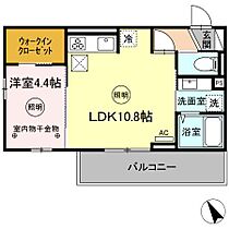 福岡県久留米市東合川7丁目1-30（賃貸アパート1LDK・1階・37.68㎡） その2