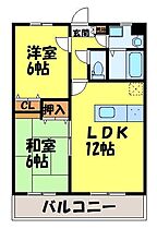 福岡県久留米市梅満町1551-2（賃貸マンション2LDK・3階・51.03㎡） その2