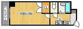 福岡県久留米市原古賀町29-11（賃貸マンション1K・6階・18.07㎡） その2