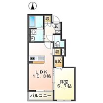 Maison K s  ｜ 福岡県久留米市山川安居野1丁目2227-2（賃貸アパート1LDK・1階・43.20㎡） その2