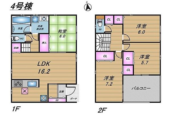 間取りを拡大表示