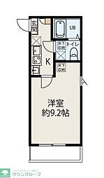 confiture公郷町 2階1Kの間取り